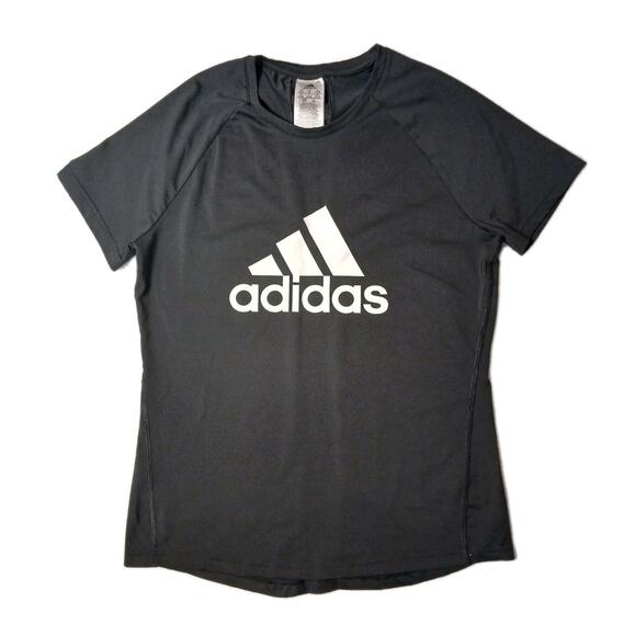 Adidas Design to Move ClimaLite Training T-Shirt Women's Size S Black Polyester - Picture 3 of 13